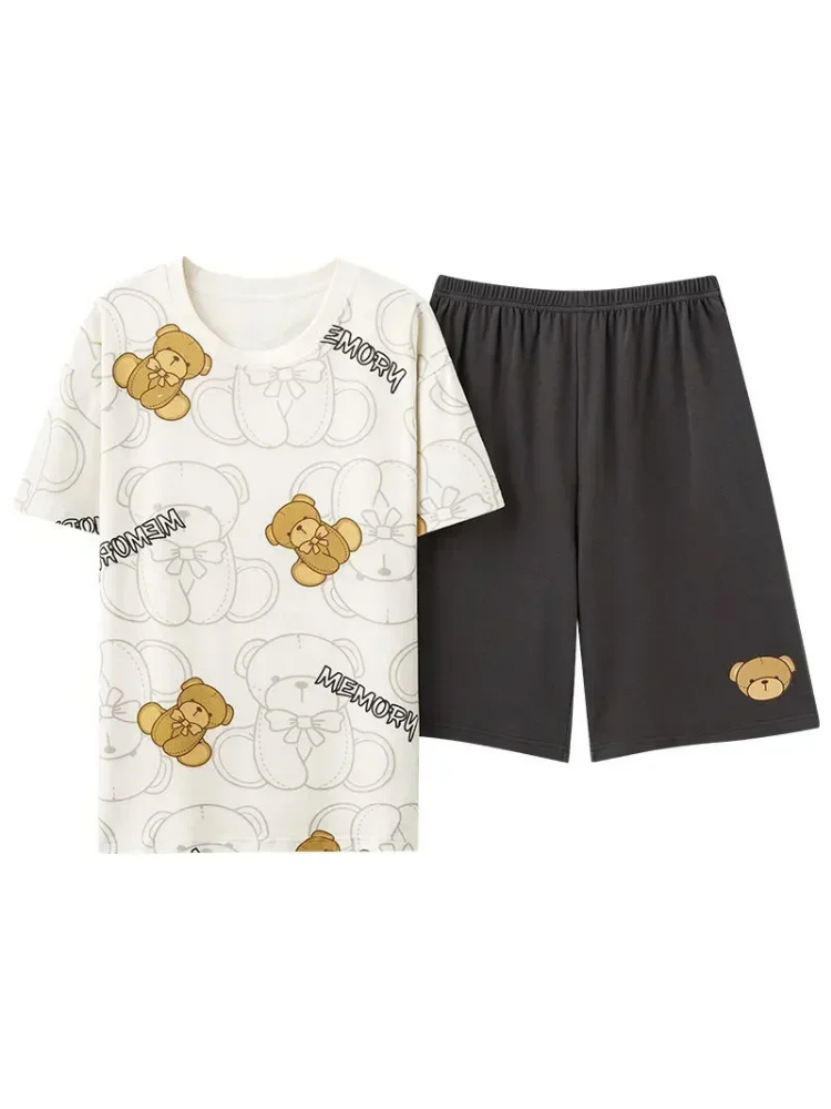 Pyjama Short Homme Mignon