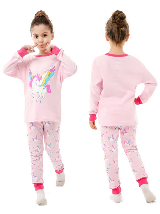 Pyjama Licorne Fille Coloré