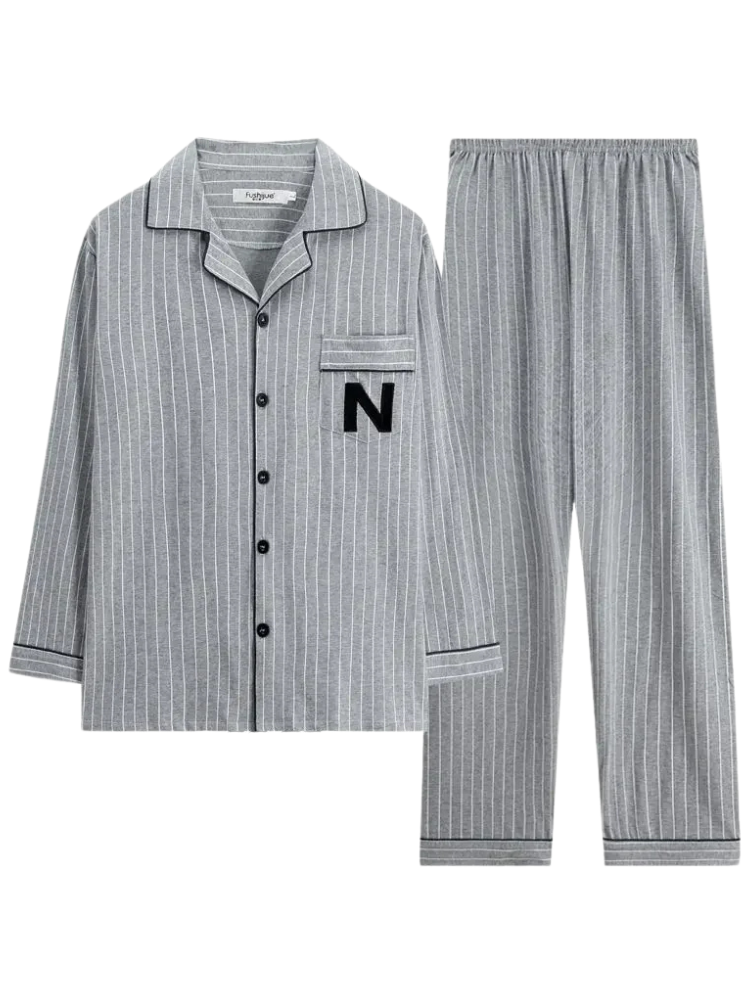 Pyjama Homme Hiver Gris