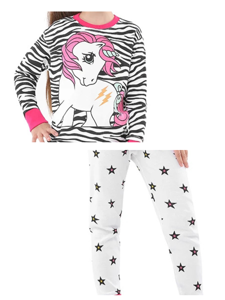 Pyjama Licorne Fille Zèbre