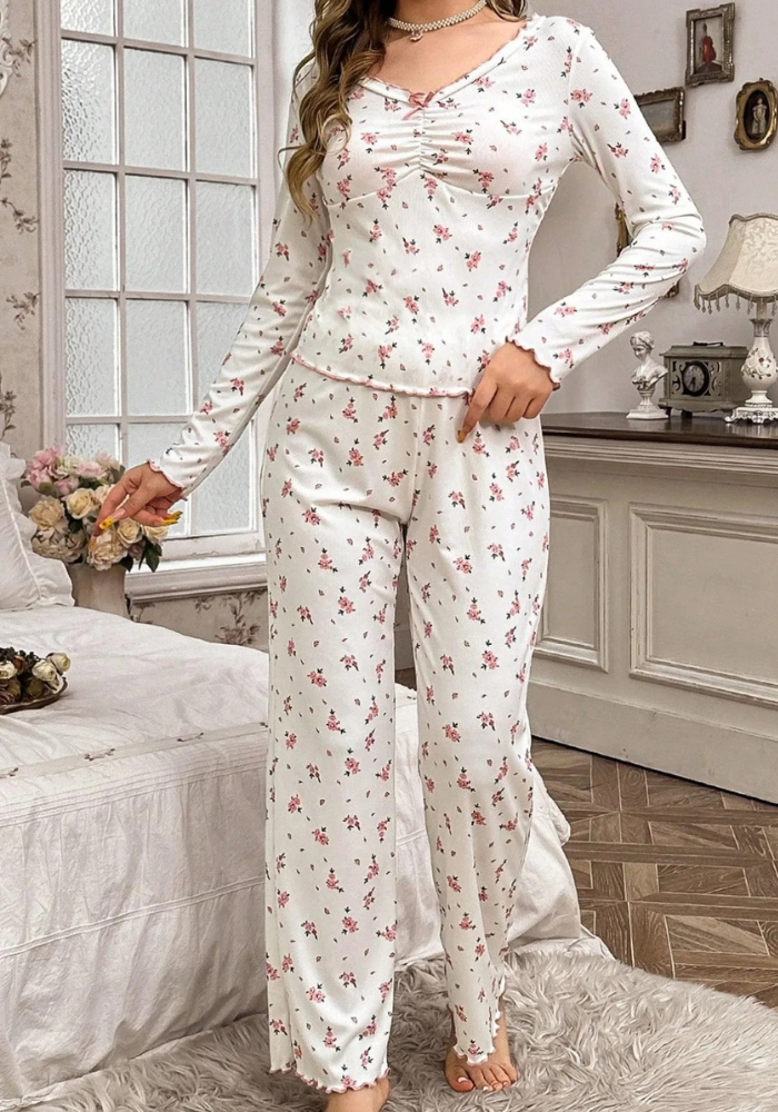 Pyjama Fleuri Femme