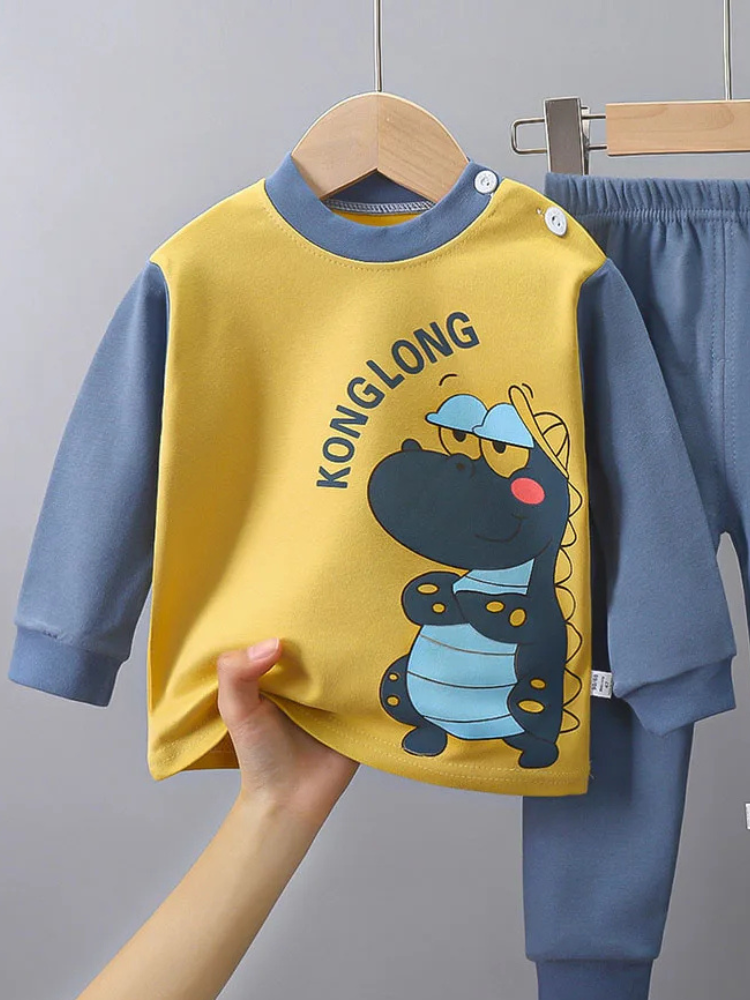 Pyjama Enfant jaune et bleu