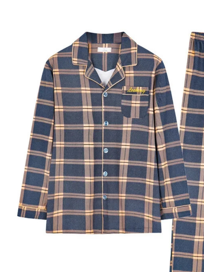 Pyjama Homme Hiver à Carreaux