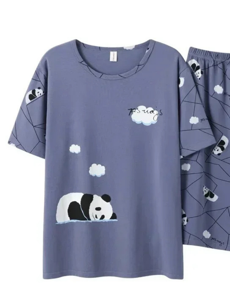 Pyjama Short Homme Panda